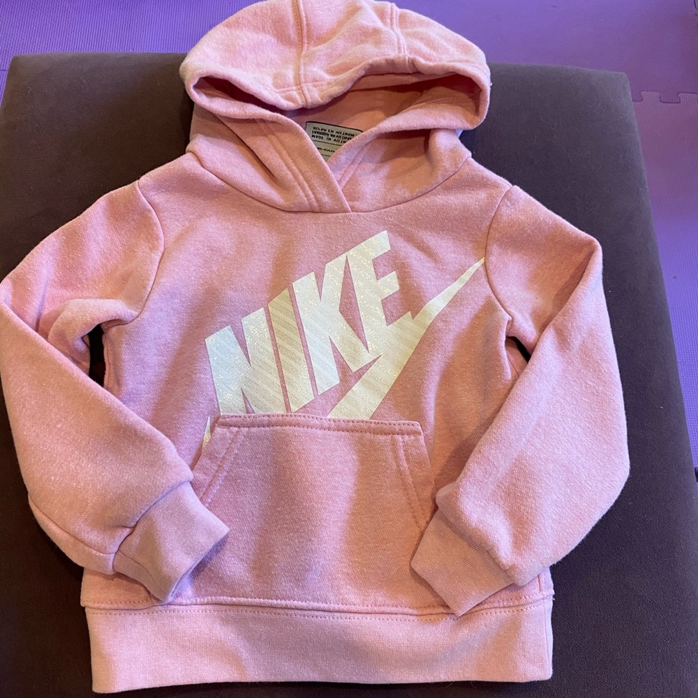 Pink Nike hoodie